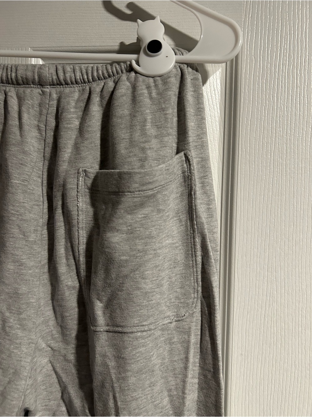 Grey Jogger Drawstring Sweatpants - Picture 4 of 5